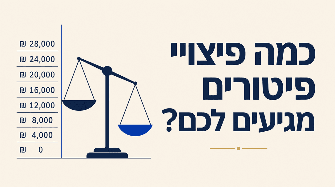 כמה פיצויי פיטורים מגיעים לכם?